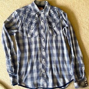 Men’s Vintage red dress shirt. Size medium